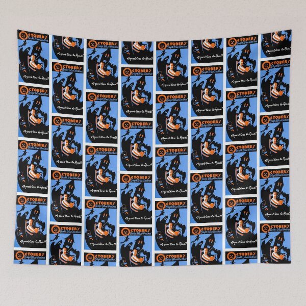 Item preview, Freshly Restored October's Bright Blue Weather is A Good Time To Read Poster Print designed and sold by Vintage Poster Supply.