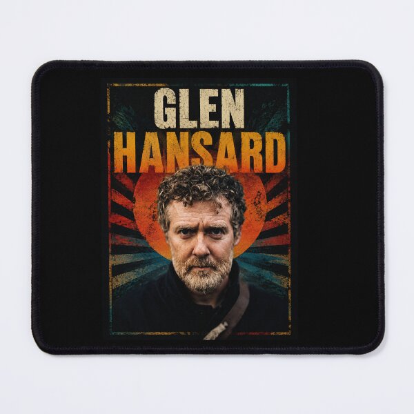 Item preview, Glen Hansard Retro Portrait | Vintage Irish Folk Music Sunset Graphic designed and sold by Eddy048.
