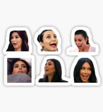 Kim K Faces Sticker
