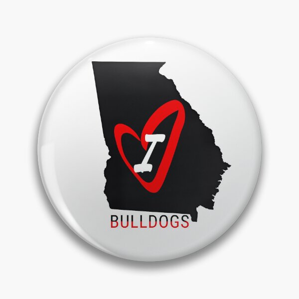 Item preview, I LOVE GEORGIA BULLDOGS designed and sold by BabaSoti.