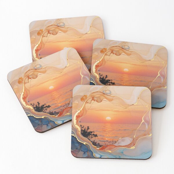 Item preview,  Abstract Sea Sunset designed and sold by Lightworker11.