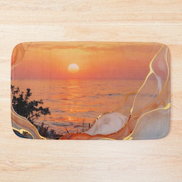 Item preview,  Abstract Sea Sunset designed and sold by Lightworker11.