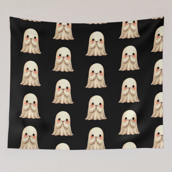 Item preview, Spooky Cute Ghost Halloween Cottagecore Magic Art designed and sold by Aousome.