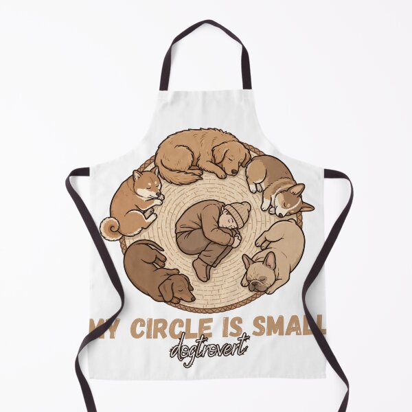 Item preview, My Circle Is Small Dogtrovert - Cute Sleeping Dogs and Human Circle designed and sold by Neurospicy Trolls.