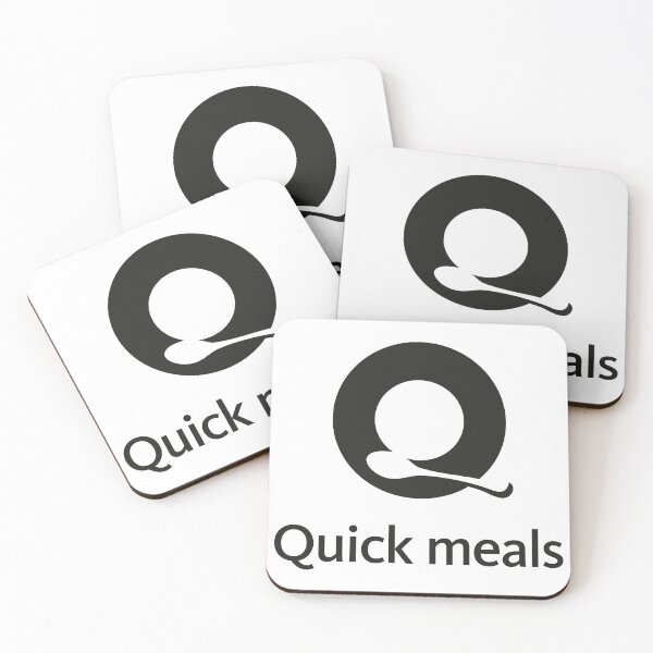Item preview, Quick Meals Minimalist Spoon Letter Q Emblem designed and sold by catrghp.