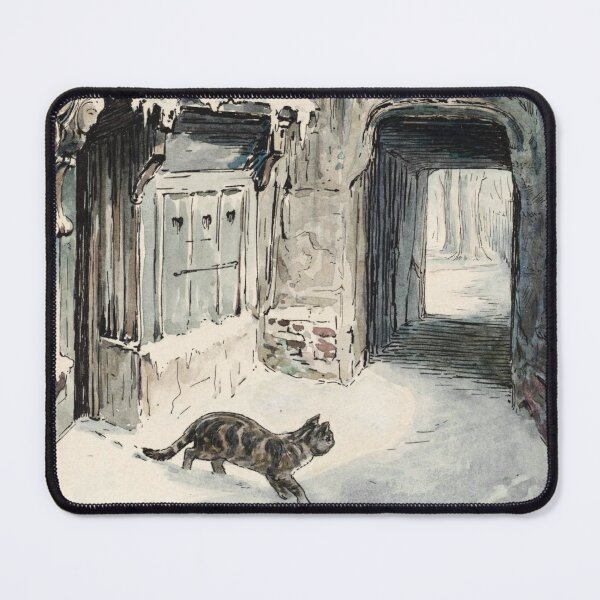 Item preview, Simpkin in the Snow - Beatrix Potter The Tailor of Gloucester designed and sold by forgottenbeauty.