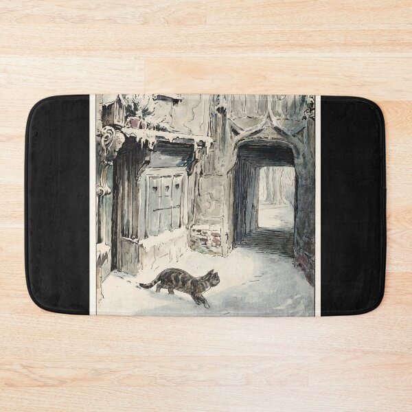 Item preview, Simpkin in the Snow - Beatrix Potter The Tailor of Gloucester designed and sold by forgottenbeauty.