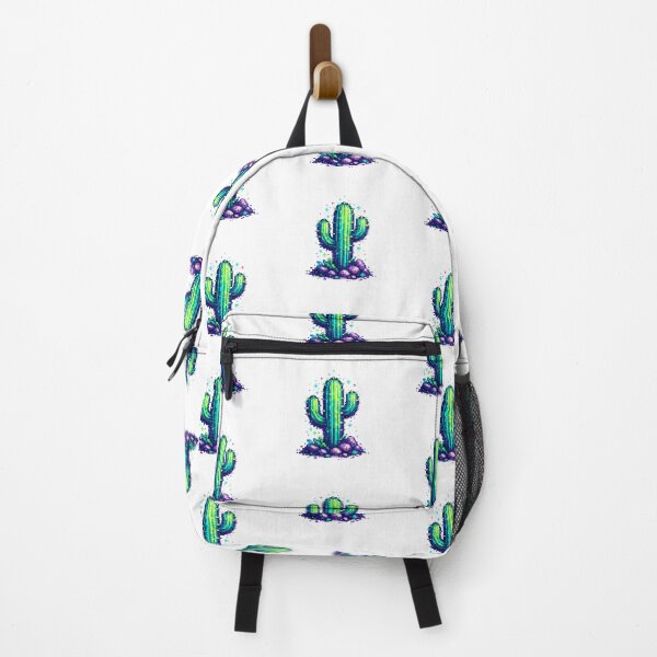 Item preview, Neon Pixel Art Cactus Retro Gaming Desert Design designed and sold by NucciCollective.