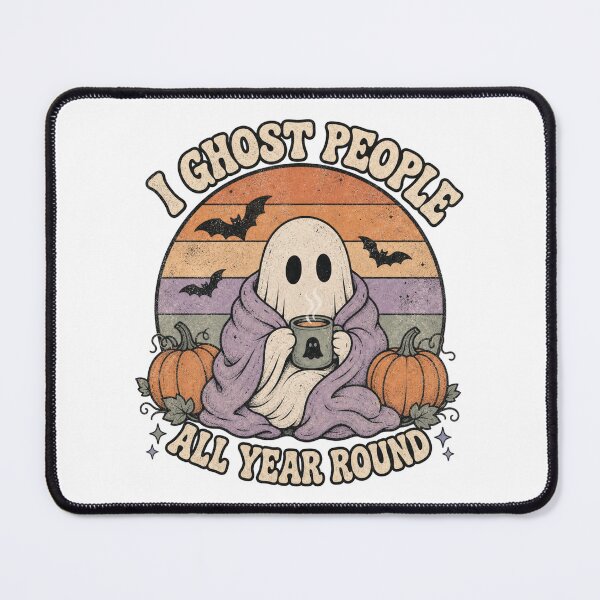 Item preview, I Ghost People All Year Round Cozy Ghost Coffee designed and sold by StuckOnTees.