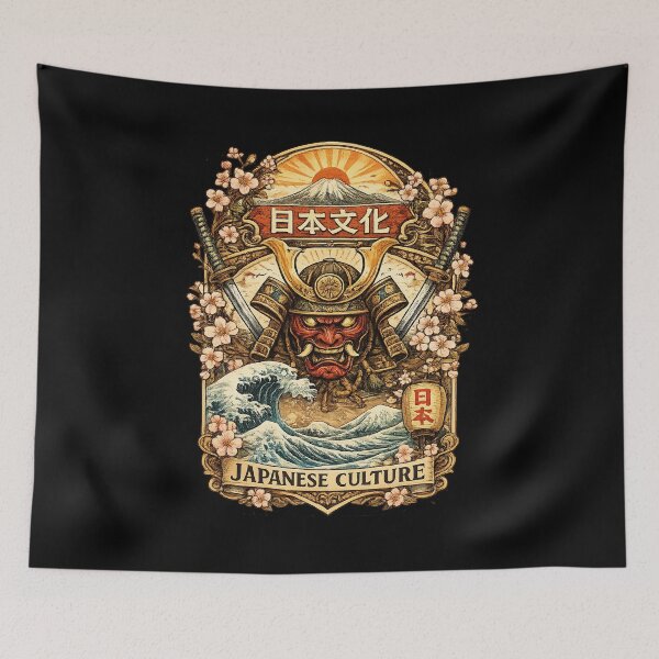 Item preview, Vintage Japanese Samurai Culture Art designed and sold by Mohamedeinoo.