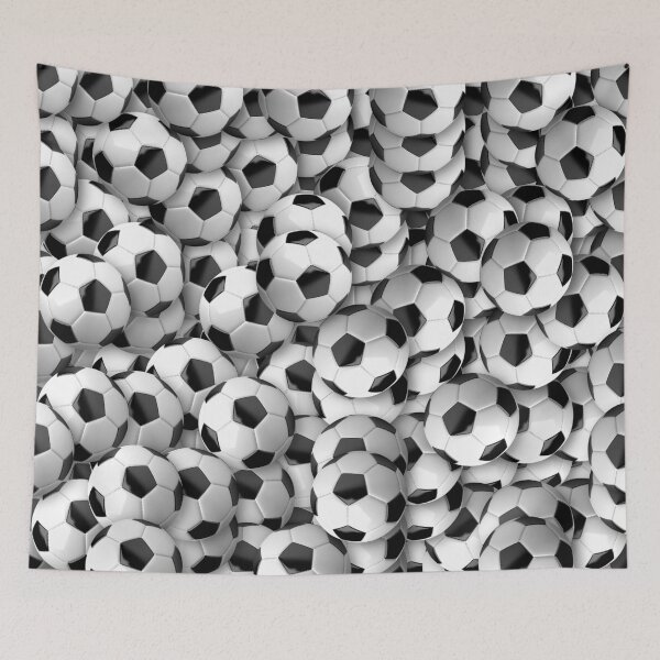 Item preview, Soccer Ball Pattern Football Sports Seamless Black White Design designed and sold by Divine Ease.