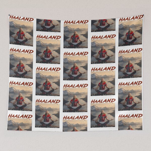 Item preview, Erling Haaland Haaland Norway Norway Soccer Retro Haaland Yoga Celebration - Erling Haaland Norway Football Haaland Norway designed and sold by TOPSHOPIAs.