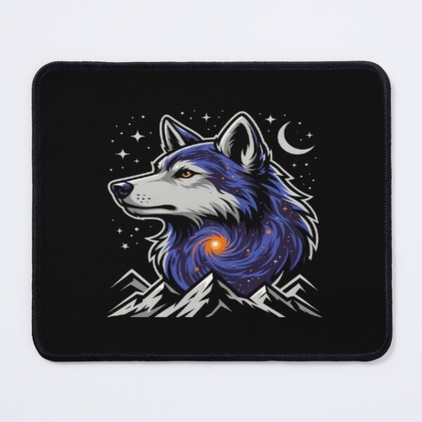Item preview, Cosmic Wild Canine Portrait and Galaxy Art designed and sold by DailySparks.