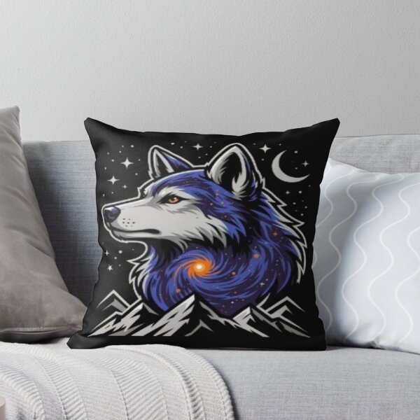 Item preview, Cosmic Wild Canine Portrait and Galaxy Art designed and sold by DailySparks.