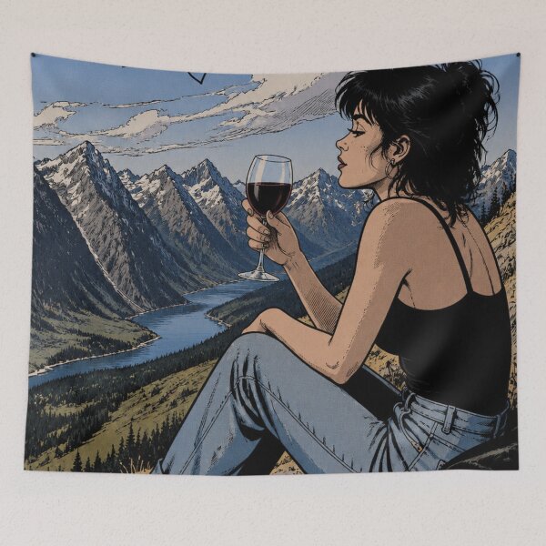 Item preview, Today I Don't Exist For Anyone | Emotional Vintage Comic Art designed and sold by reflejoentinta.