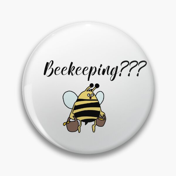 Item preview, Beekeeping??? Cute Beekeeping Sticker designed and sold by SlimyFish.