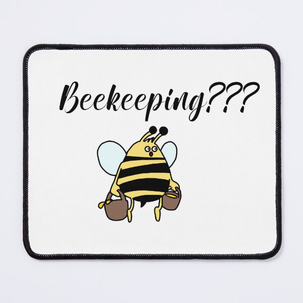 Item preview, Beekeeping??? Cute Beekeeping Sticker designed and sold by SlimyFish.