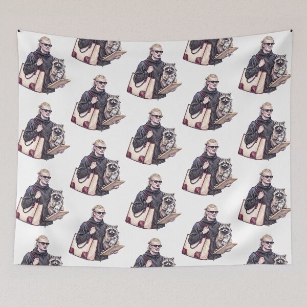 Item preview, Erling Haaland Holding Raccoon designed and sold by TOPSHOPIAs.