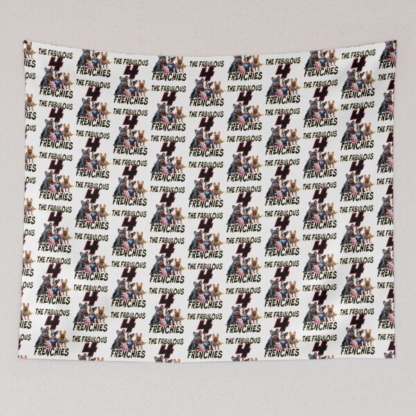 Item preview, French Bulldog. ‘THE FABULOUS 4 FRENCHIES’. designed and sold by SmARTNiki.