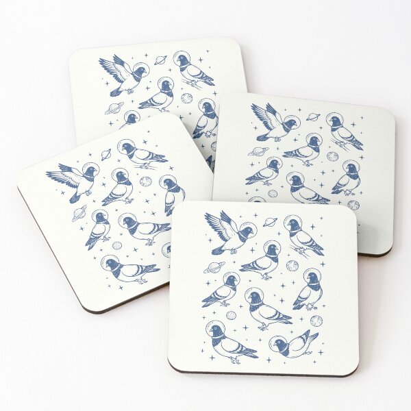 Item preview, Retro Pigeons In Space Funny Astronaut Birds Cosmic  designed and sold by Y-Vibes.