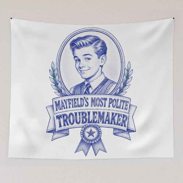 Item preview, Eddie Haskell – Mayfield’s Most Polite Troublemaker designed and sold by Snarky Threads.