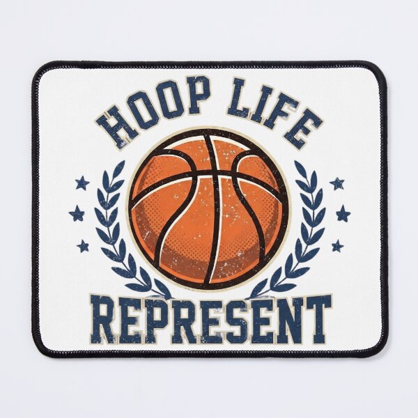 Item preview, Hoop Life Represent Vintage Basketball Athletics Design designed and sold by CourtVibe.