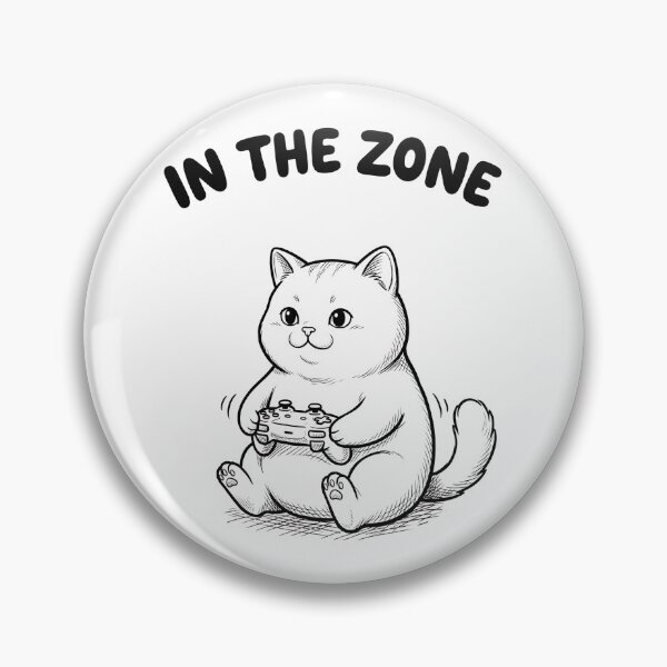 Item preview, In the Zone - Cute Cat T-Shirt designed and sold by LoFizzy.