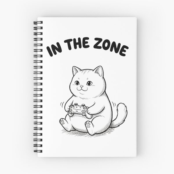 Item preview, In the Zone - Cute Cat T-Shirt designed and sold by LoFizzy.