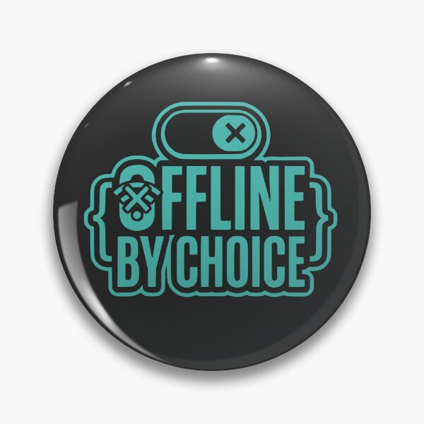 Item preview, Offline By Choice Introvert Developer Funny Gift Minimal Design designed and sold by Ixnor.