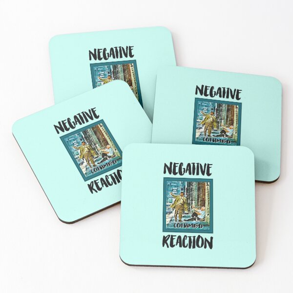 Item preview, Negative Reaction (on Lt. Aqua) designed and sold by PawsitiveMum3.