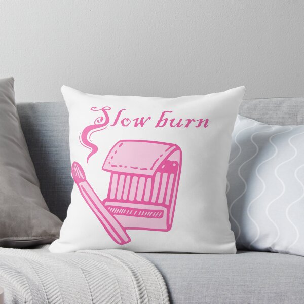 Item preview, "Slow Burn" Trope | Bookish Pink designed and sold by Nyxander's Bookish Catalogue.