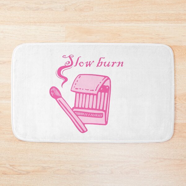 Item preview, "Slow Burn" Trope | Bookish Pink designed and sold by Nyxander's Bookish Catalogue.
