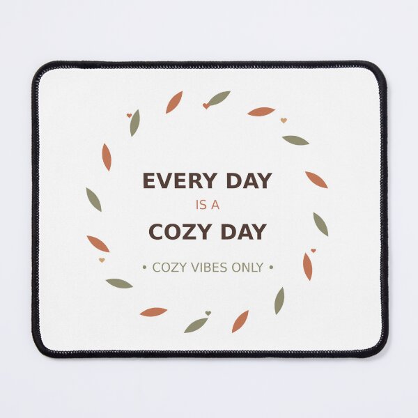 Item preview, Cozy Vibes Only – Aesthetic Leaf Wreath & Cozy Saying designed and sold by Lexyfy.