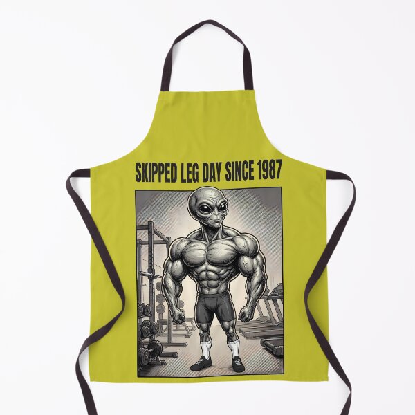 Item preview, "Skipped Leg Day Since 1987" – Alien Fitness Club designed and sold by NexxaStoree.