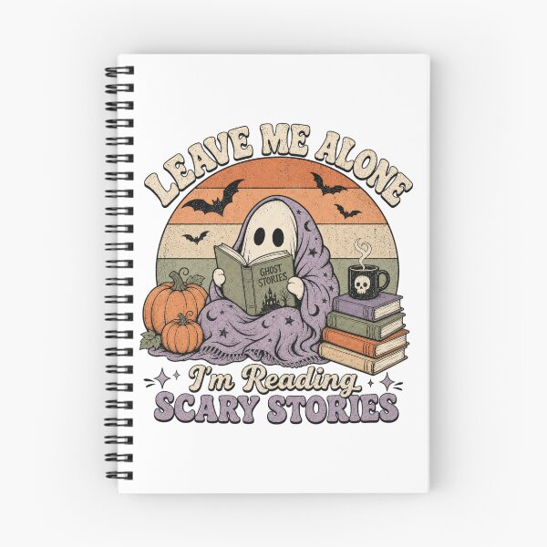 Item preview, Leave Me Alone I'm Reading Scary Stories Ghost designed and sold by StuckOnTees.
