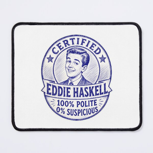 Item preview, Certified Eddie Haskell – 100% Polite Retro TV Humor designed and sold by Snarky Threads.