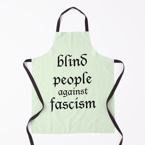 Item preview, blind people against fascism designed and sold by FreakShop UK.