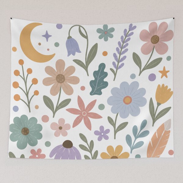 Item preview, Chasing Sunsets and Wildflowers Floral Graphic Design designed and sold by Vision Crafted.