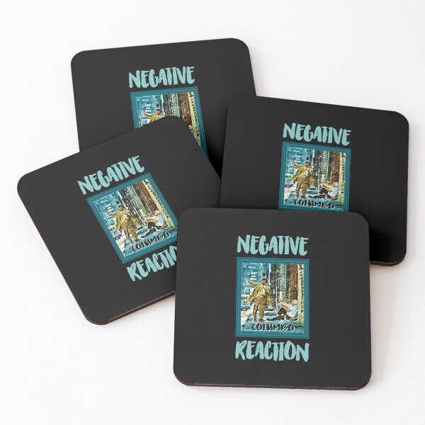 Item preview, Negative Reaction (on Black) designed and sold by PawsitiveMum3.