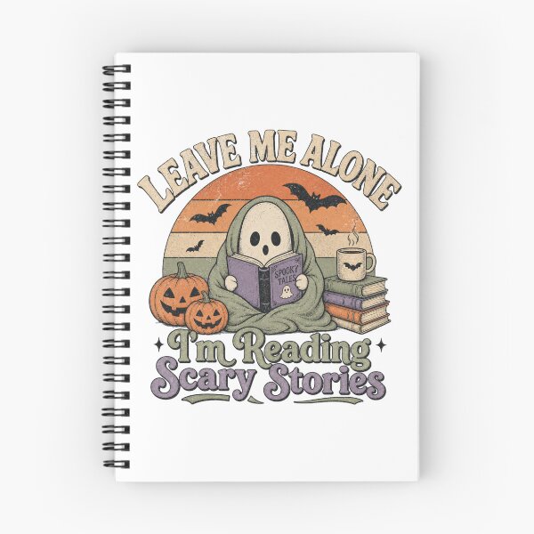 Item preview, Leave Me Alone I'm Reading Scary Stories Ghost designed and sold by StuckOnTees.