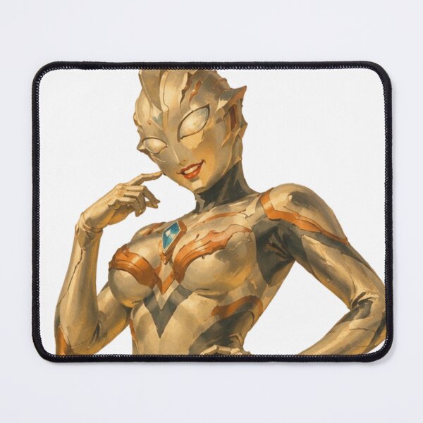 Item preview, Ultra Hero Pin Up | Retro Tokusatsu Inspired Original Fan Art designed and sold by Cosplayvintage.