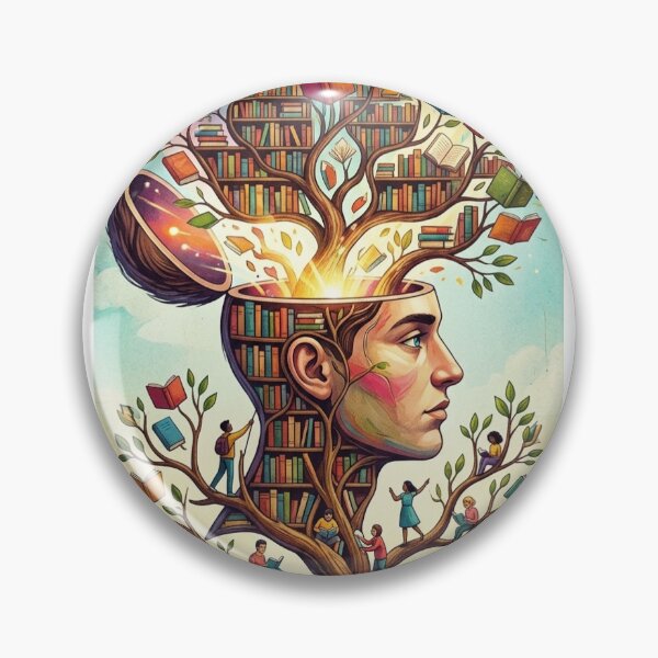 Item preview, Tree of Knowledge Surreal Portrait Poster - Minds Have No Limits Art Print designed and sold by Ercancyhnn.