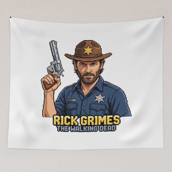Item preview, Sheriff Survivor Pixel Art designed and sold by teamzeta.
