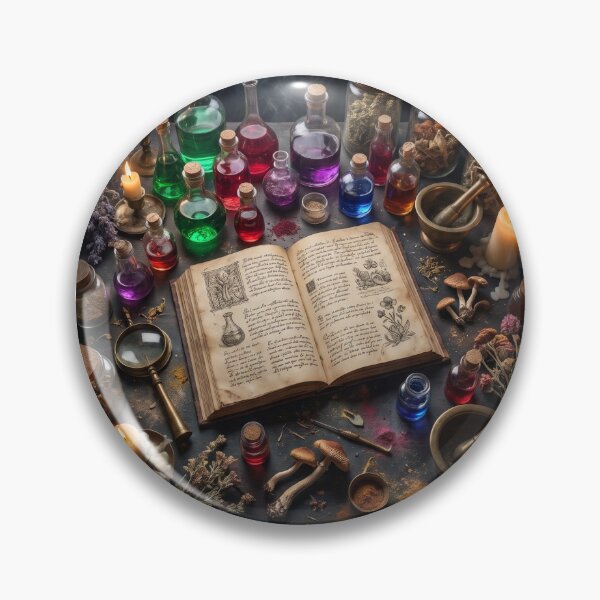 Item preview, alchemist desk art designed and sold by Aliumcollection.