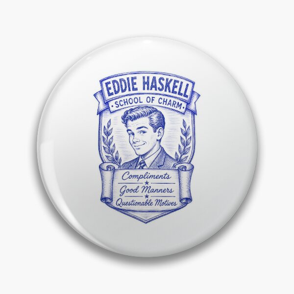Item preview, Eddie Haskell School of Charm – Vintage TV Humor designed and sold by Snarky Threads.