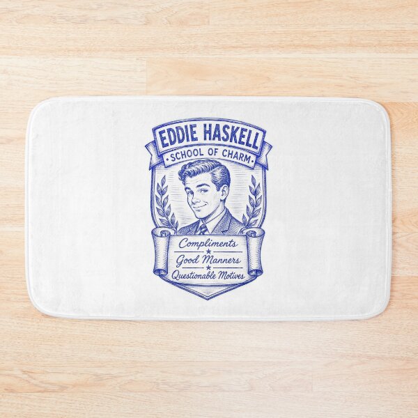 Item preview, Eddie Haskell School of Charm – Vintage TV Humor designed and sold by Snarky Threads.