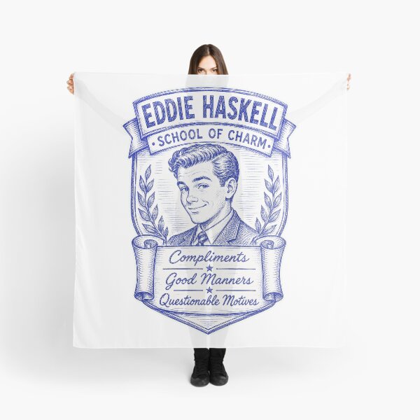 Item preview, Eddie Haskell School of Charm – Vintage TV Humor designed and sold by Snarky Threads.