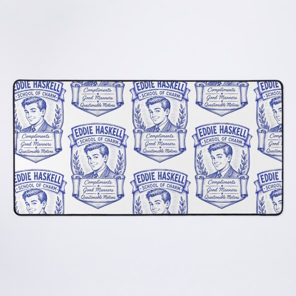 Item preview, Eddie Haskell School of Charm – Vintage TV Humor designed and sold by Snarky Threads.