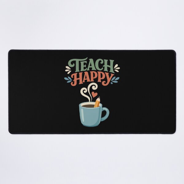 Item preview, Teach Happy Coffee Cup – Teacher Gift designed and sold by stylishdzign.