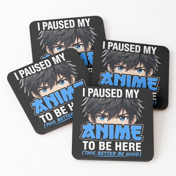 Item preview, "I Paused My Anime to Be Here designed and sold by INKRebelGraphic.